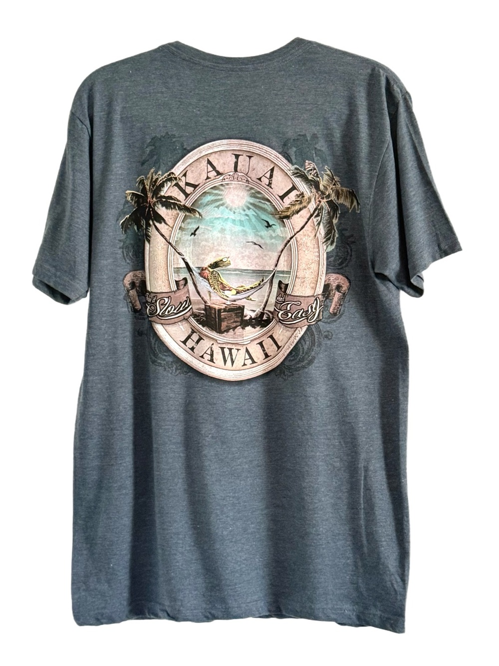 Kauai Hawaii Graphic Tee Short-Sleeve Men’s Medium